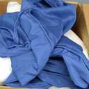 Patio Chair Cushions 19 X 19 X 4 Inch Waterproof Outdoor Seat Cushions for Patio Furniture, Outdoor Sofa Couch Pads with Ties & Handle, Set of 2, Blue
