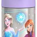THERMOS FUNTAINER Water Bottle with Straw - 12 Ounce - Kids Stainless Steel Vacuum Insulated Water Bottle with Lid, Frozen 2