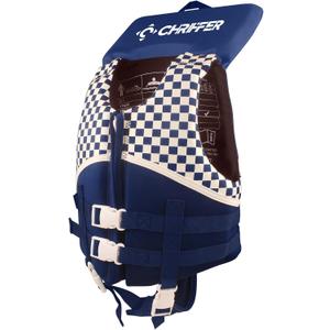 Chriffer Kids Swim Vest for 20-70 Pounds Boys and Girls, Easy On/Off Zipper, Swimming Toddler Floaties Jackets for 2, 3, 4, 5, 6, 7, 8 Years Old/Beach Pool Water Park (navy blue) 30-50 Lbs/14-23kg