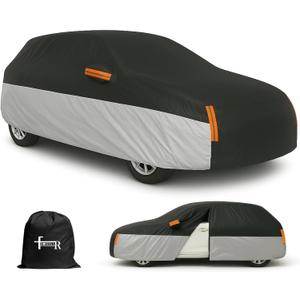 Car Cover Waterproof All Weather for Automobiles, Universal Fit for Mazda Miata MX5 MX-5, Toyota MR2, BMW Z3, Audi A1, Ford Fiesta (Hatchback), Honda S2000 etc. (Fit Up to 169 inch) C1