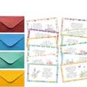 Easter Scavenger Hunt Clue Cards, Easter Party Games for Family Adults Friends, Game Cards for Sunday Holy Week Birthday Spring Camping Gathering, Easter Party Decorations, 01 (Yellow)