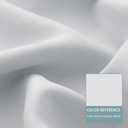 BGment Rod Pocket and Back Tab Blackout Curtains for Bedroom - Thermal Insulated Room Darkening Curtains for Living Room, Set of 2 Panels (52 x 45 Inch, Greyish White)