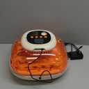 Chickcozy 25 Egg Incubator, Automatic Egg Turner with Thermometer Seat and Humidity Control, Egg Candler, 360 View with Clear Window, Incubators for Hatching Chicks (Sunlit Orange)