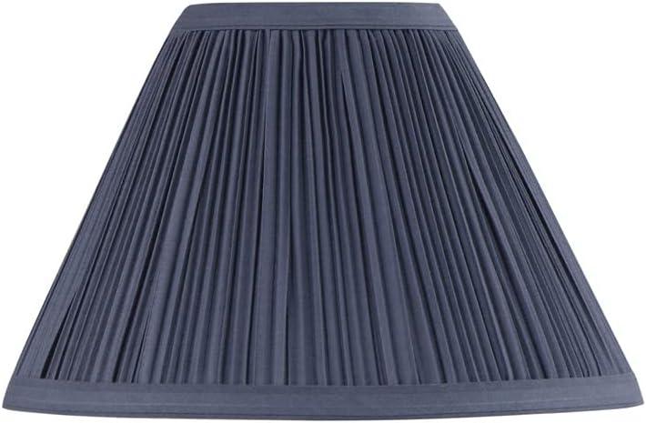 Aspen Creative 59175, Empire Uno Lamp Shade, Stone Blue, 4" Top x 10" Bottom x 7" Slant Height, Slip UNO 33mm