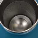 Insulated Gallon Jug, Large 128oz Stainless Steel Insulated Water Bottles with Handle, Leak proof, Double-Wall Vacuum Insulation for Construction Sites, Camping and Hiking, Blue&Black