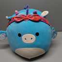 Squishmallows Original 14-Inch Tatiana Teal Dragon with Red Bandana - Large Ultrasoft Official Jazwares Plush