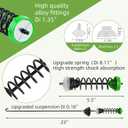 W11130362 Washer Suspension Rod Kit for Whirlpool Maytag Kenmore Washer Parts, 23.3in Fit Replaces WTW5000DW3 WTW5000DW2 MVWX655DW1 MVWC565FW1 W10594080 W10735786 W10748956 | 2026 Upgraded by PANDEELS