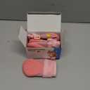 QUMY Dog Shoes for Large Dogs, Medium Dog Boots & Paw Protectors for Winter Snowy Day, Summer Hot Pavement, Water-Resistant in Rainy Weather, Outdoor Walking, Indoor Hardfloors Skid-Resistant Sole (Size 6: 2.6''x3.0''(W*L) (Pack of 4))