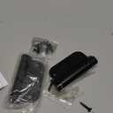 2 Pack | Self Closing Door Hinges 3.53.5, HBL' Automatic Door Closer Hinges with 5/8" Radius Corners, Adjustable Spring Door Hinge for Home, Garage & Basement Doors. (Black)