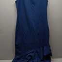 PRETTYGARDEN Wedding Guest Dresses for Women 2025 Summer Formal Gala Maxi Dress Ruffle Mermaid Cocktail Long Dresses, Large