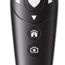 UNIBITRI Scrolling Ring Remote Control for TikTok, Bluetooth Remote for iPhone, iPad, iOS, Android, Page Turner, Tap Tap TikTok, Fingertip Wireless Remote Control,Black