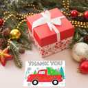 Qilery 96 Pcs Christmas Coloring Postcards with Envelopes Thank You Postcards DIY Craft Kit for Kids 5" x 7" Coloring Merry Christmas Greeting Cards Fill in The Blank Holiday for Kid Student Adult