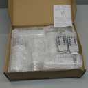 Flickering Flameless Candles with Remote Timer, 6pcs LED Battery Operated Candles with Embedded String Lights White, D3 H6