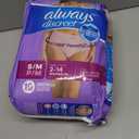 Always Discreet Adult Diapers for Women, Incontinence Underwear, Postpartum Essentials, Disposable Briefs, Max Absorbency, Bladder Leak Protection, Small/Medium, 19ct