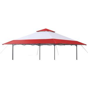 Replacement Cover Compatible with Eagle Peak 13' x 13' Instant Outdoor Canopy Frame, Canopy Cover ONLY, This Particular Replacement Cover Will Not Fit Any Other Models Gazebo, (Red)