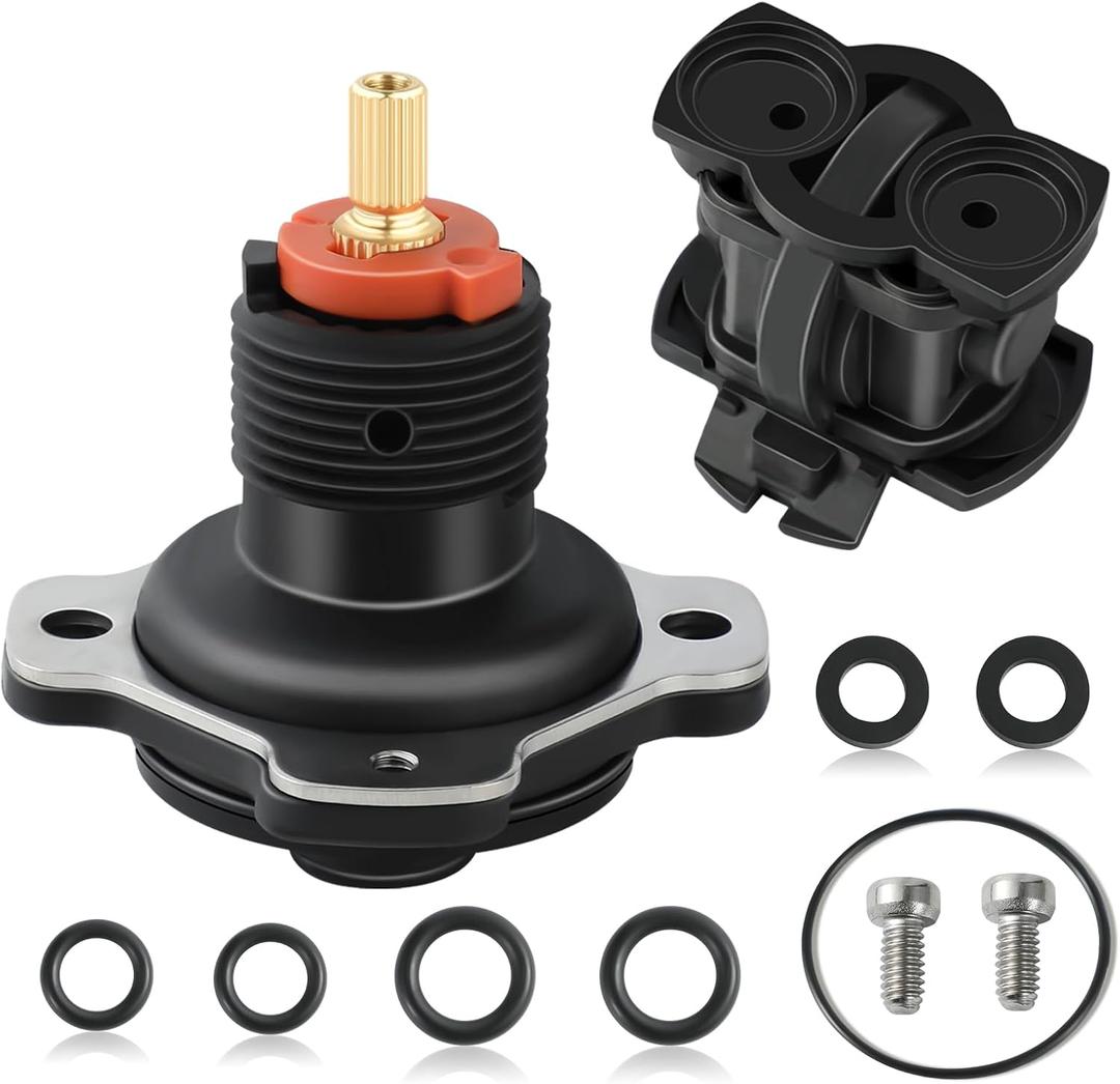 1307346 Mixer Cap Sp Kit and GP800820 Pressure Balancing Unit Cartridge Compatible with Kohler Shower Valve, Shower Cartridge Repair Kit for Rite-Temp and K-304 Shower Valve, Retro, Small