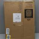 Mayfair Linden Slow Close Toilet Seat, Non Slip Heavy Duty Wood, Easy Install, Elongated, White