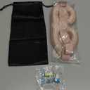 MZOO Luxury Sleep Eye Mask for Side Sleeper Men Women, Zero Eye Pressure 3D Sleeping Mask, Light Blocking Patented Design Night Blindfold, Soft Eye Shade Cover for Travel, Pink