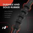 A-Premium Front Driver and Passenger Side Brake Hydraulic Hose Compatible with Ford, Mazda and Mercury Models - Escape 2008-2012, Tribute/Mariner 2008-2011 (Pack of 2)
