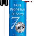 Seven Minerals Pure Magnesium Oil Spray - Big 12oz - Pharmaceutical (USP) Grade, Highest Strength with Instant Relief for Feet, Sleep, Muscle Pain & Cramps - Mined in The USA