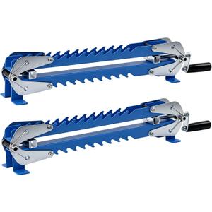 Upgraded 19 In Panel Clamps 2 Pack, 4 Way pressure steel parallel clamps