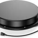 Chicken Water Heater, Chicken Waterer Heated Base for Metal Poultry Founts, Chicken Drinker Heater for Winter (110 Watt 11in Black)