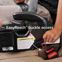 Diono Connect3 RXT Backless Booster, Slim Fit 3-Across in Many Mid-Sized Sedans and SUVs, for Children from 40-120 lbs., Lightweight with Latch connectors (Manufactured Date: 04/20/2026)