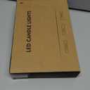 Homemory 24 Pcs Hanging Floating Candles, NO Remote, Flameless Taper Candles Battery Operated, 6.5" Warm Yellow Flickering Flame Candlesticks, Dripless LED Handheld Candles Lights for Halloween Xmas