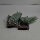 Dahey 2 Pack Wood Wall Planter Vase with Artificial Eucalyptus Farmhouse Wall Hanging Decor Pocket Planter for Indoor Fake Plants Greenery, Living Room Bedroom Kitchen Home Office Decoration (Medium, Brown)