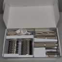 Shark HD430 FlexStyle Air Styling & Drying System, Powerful Hair Dryer Brush & Multi-Styler with Auto-Wrap Curlers, Paddle Brush, Oval Brush, Concentrator Attachment, Stone