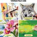 Lightwish Square Watercolor Sketchbook,100% Cotton,300gsm/140lb,Acid-Free,Hot Press Watecolor Paper Journal for Artists Adults Students,20 Sheets,8.27 * 8.27 Inches