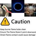 Stove Top Protector for Whirlpool Gas Stove 4 Burner - Compatible with WFG320M0BS WFG320M0BB WFG320M0BW WFG320M0MW WFG320M0MS, Reusable Stove Cover Liners & Splatter Guard