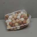 GOGOSO Ball Pit Balls for Toddler, Baby Plastic Playballs Kids Soft Pastel Pelotas Non-Toxic BPA-Free,Cream Coffee+Khaki+White,100 Balls