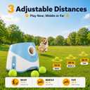 Automatic Dog Ball Launcher with 3 Adjustable shoot distance, Rechargeable