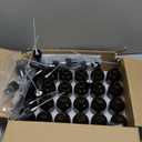 STARSIDE 24 Pack 4 oz Amber Glass Spray Bottles with Fine Mist Sprayer,120 ml Glass Travel Bottles for Cosmetic Essential Oils Cleaning Solutions Perfumes & Liquids