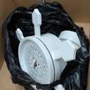 Ceiling Fans with Lights, 52 Inch Ceiling Fan with Light and Remote Control, Downrod Mount, Reversible, 3CCT, Dimmable, Noiseless, White Ceiling Fan for Bedroom, Livingroom Indoor/Outdoor Use