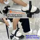 FSA/HSA Eligible Electric Knee Glide for Knee Replacement Recovery Aids Kit Knee Therapy Exercise Strengthening Equipment for PCL ACL MCL Knee Surgery Before and After White