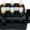 KEIYSHOLCK Air Compressor Suspension Solenoid Valve Block Compatible with Mercedes-Benz W164 W166 W212 W221 W222 W251, OEM Replace Part# 2123200358 2513200058 0993200058