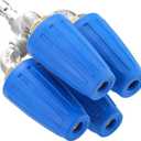 4-in-1 Turbo Nozzle Pressure Washer, 2.0 Orifice Quadruple Turbo Nozzle, 360 Rotating Turbo Nozzle with 1/4" Quick Connector, 4000 PSI (8 gallons)