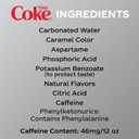 Diet Coke Soda Soft Drinks, 12 fl oz Fridge Pack Cans, 12 Pack - Cola Flavored Diet Soda Soft Drinks
