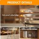 1QT Mini Chafing Dishes for Buffet, 4 Pack Food Warmers for Parties