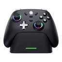ECHTPower PC Gaming ControllerWireless for PC with Hall-Effect Joysticks, 1000Hz Polling Rate, No Drift, Turbo & Vibration, Compatible with Windows/Switch/iOS/Android/Steam Place & Charge Dock