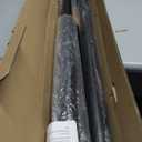 Shower Curtain Rod, 63-141 Inch Shower Rod Tension Rod for Windows Room Divider Outdoor Patio No Drill - Spring Heavy Duty Adjustable Curtain Rod,Shower Rods for Bathroom Non-Slip,Matte Black