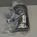 HolidayIdeas Cocktail Table Covers, 2 Pack - Fitted Stretch Spandex Square Corners Cocktail Tablecloths,High Top Table Cloths (Black, Fit for 30"-32" Diameter x 43" Height Tables)