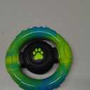 Dog Toys for Aggressive Chewers Large Medium Breed, Indestructible Squeaky Dog Chew Toys, Tough Nylon Rubber Interactive Dog Toys to Keep Them Busy (Blue Mixed)