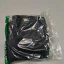 SUUKSESS Women Double Lined Fitted Basic T Shirts Scoop Neck Long Sleeve Crop Top (Medium, Black)