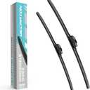 2-Piece Front Wiper Blade Replacement for Nissan Versa 2014-2019,Original Equipment Windshield Wiper Blade Set - 28"+12"