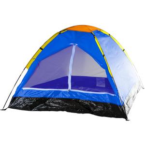 2-Person Dome Tent  Easy Set Up Shelter with Rain Fly and Carrying Bag for Camping (Blue)