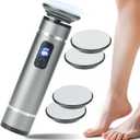 The 2025 Latest Model Electric Feet Callus Remover,Electric Foot Files for Men & Women,Electric Callus Remover for Feet Dead Skin and Calluse,Rechargeable Digital Feet Callus with 4 Grinding Heads