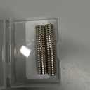 50Pcs N52 Mini Neodymium,6mm x 2mm Super Strong Round Rare Earth Muti-use Premium Neodymium Fridge Magnet (Silver)